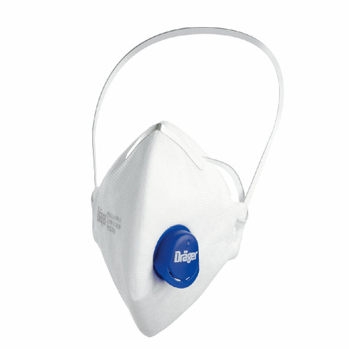 Single Drager X-plore 1730V FFP3 Valved Respirator Mask NR D