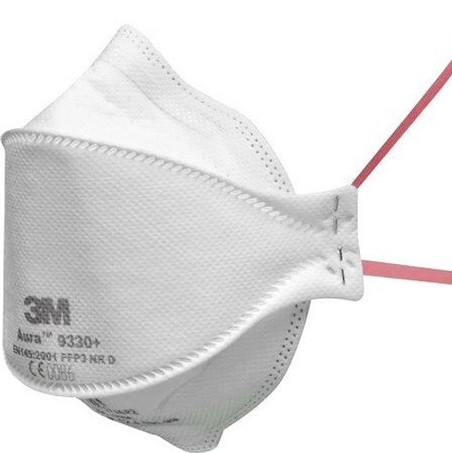 3M Aura 9330+ FFP3 Unvalved Respirator Face Mask  - UK Stock