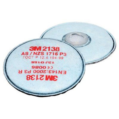 3M 2138 P3 R Particulate Filters (Pack of Two) - thumbnail