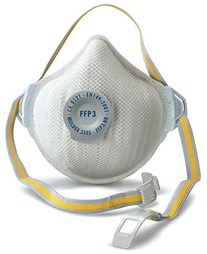 Moldex 3505 FFP3 Non-Reusable Air Plus Face Mask Valved