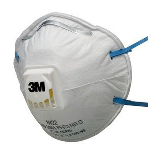 3M 8822 FFP2 Face Mask Valved Respirator