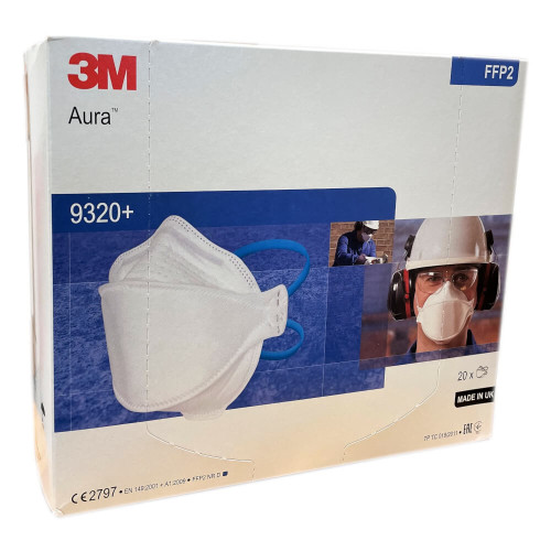 3M 9320+ Face Mask Respirator FFP2  Box of 20 Masks