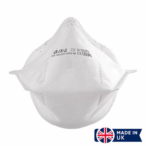 Alpha Solway IX-2 Unvalved Fold Flat FFP2 Face Mask