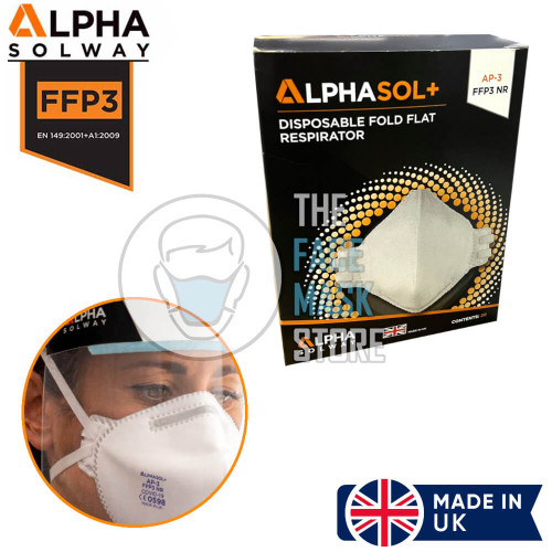 Alpha Solway AlphaSol FFP3 high-quality disposable face mask