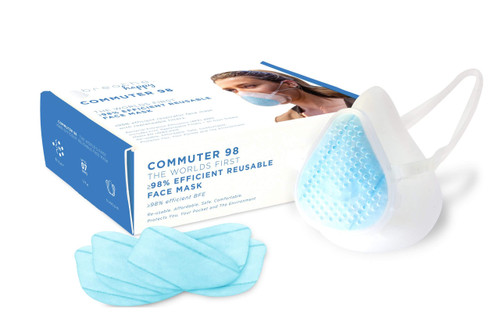 Breathe Happy COMMUTER 98% Filtration Reusable Mask
