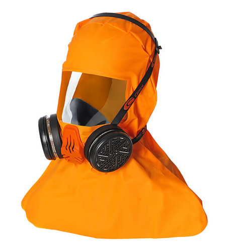 Climax ABEKP3 Evacuation Hood with Half Mask: Escape Safely