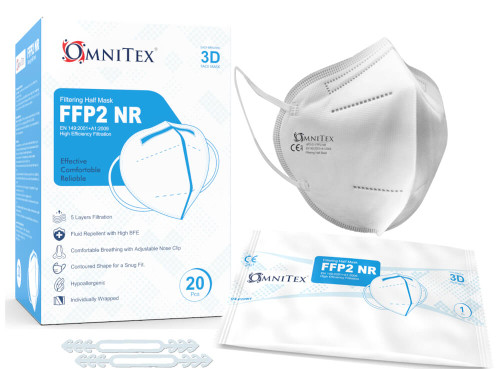 Omnitex FFP2 Face Masks in White