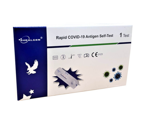 Healgen Rapid COVID-19 Antigen Self-Test - Single Test Kit with QR code