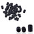 Ear Toggle Adjusters for Ear Loop Face Masks Black - 10 pieces