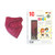 Famex FFP2 Childrens Mask (Box and Mask)Dark Red