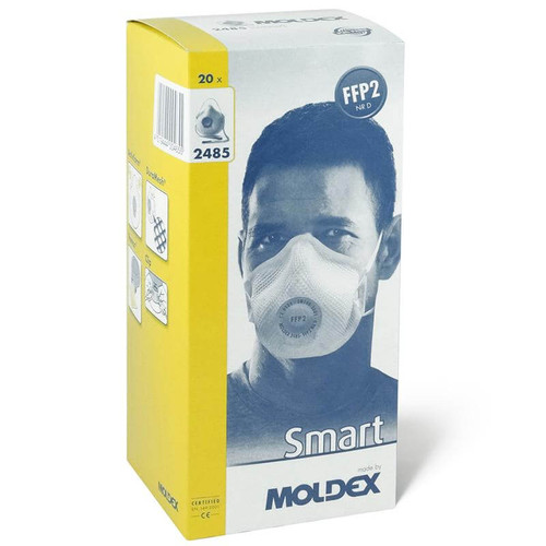 Moldex 2485 FFP2 Face Mask Respirator - Box of 20