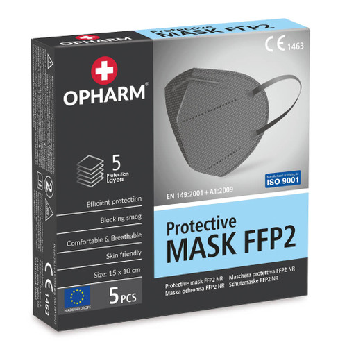 Opharm Protective mask FFP2 grey(Box)