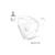 Opharm Protective Mask FFP3 with breathing valve white(single)