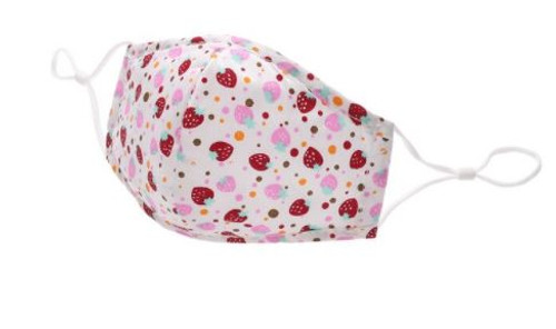 Childrens Face Mask Respirator with Strawberry Design