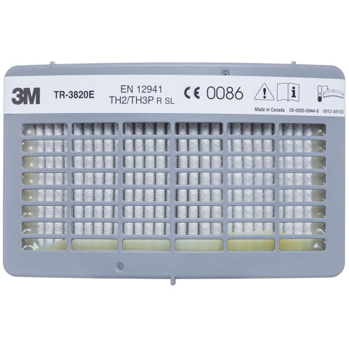 Close-up of 3M Versaflo TR-3822E Particulate & Nuisance Level, Acid Gas Filter