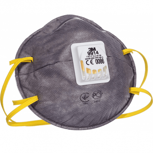 3M 9914 Valved Disposable Face Mask Respirator FFP1