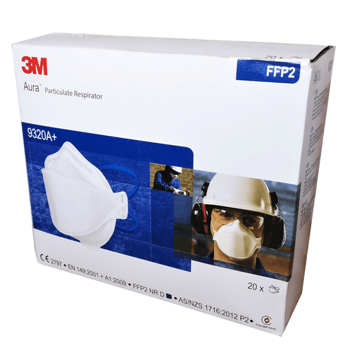 3M 9320A+ Face Mask Respirator FFP2 Protection (Box of 20 masks)