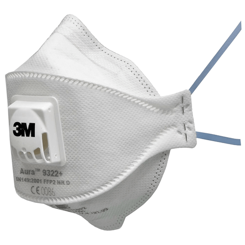 3M Aura 9322+ FFP2 Disposable Respirator with Valve