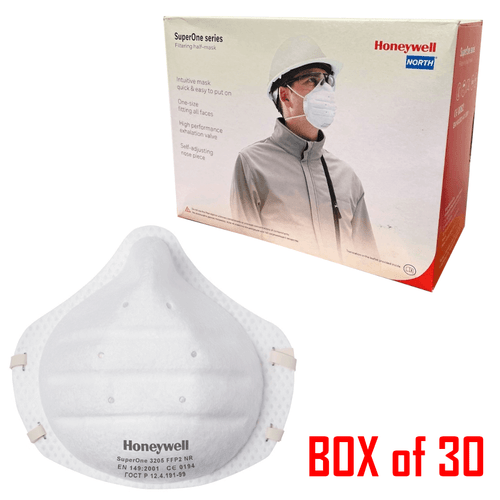 Honeywell SuperOne 3205 FFP2 Face Mask Respirator - Box of 30