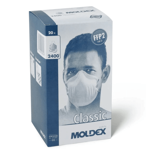 Moldex 2400 FFP2 Classic Dust Mask Unvalved - Box of 20