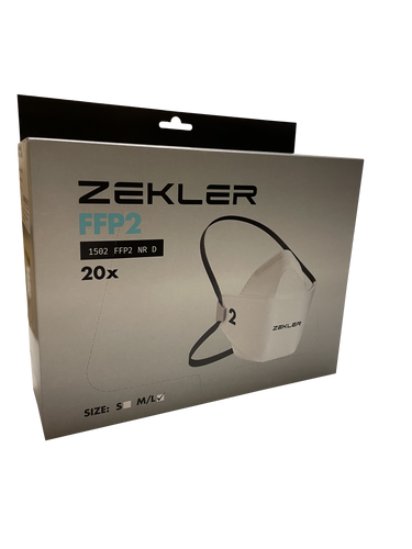 Zekler 1502 FFP2 Filtering Face Mask - Box of 20